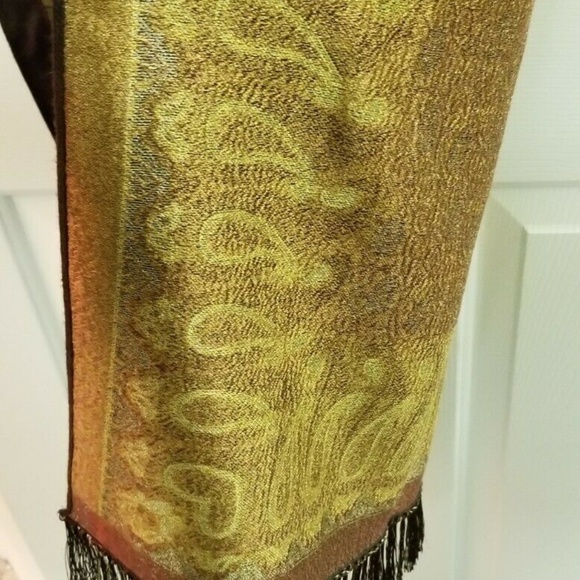 🔻REDUCED❣ ✅#82 NW/O T Brown paisley wrap Alexander McQueen - Picture 6 of 11